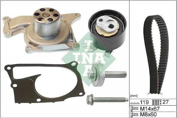 Devirdaimli Triger Kayış Seti Renault Clio IV 12> Symbol III 13> Fluence 09> Megane IV 15> Dacia San Dero II 12> Duster 10> Mercedes OM607 W176 W246 C117 W415 X156 . Nissan Qashqai II 13> Pulsar 14> Ju