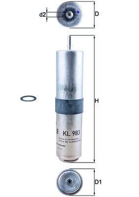Yakıt Filtresi BMW B37 B47 F40 F44 F45 F46 F48 F39 . Mini F54 F55 F56 F57 F60