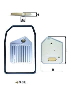 Otomatik Şanzıman Yağı Filtre Seti BMW E34 E39 E32 E38
