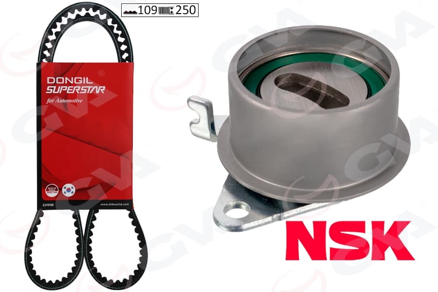 Triger Kayış Seti Eksantrik Seti Mitsubishi Lancer 1.3L 4G13 1.6L 4G18 CS1A CS3A 03-08 / Space Sta R 1.3L 1.6L 4G13 4G18 DG1A DG3A 98-04 1 Kayış 1 Rulman 109x250