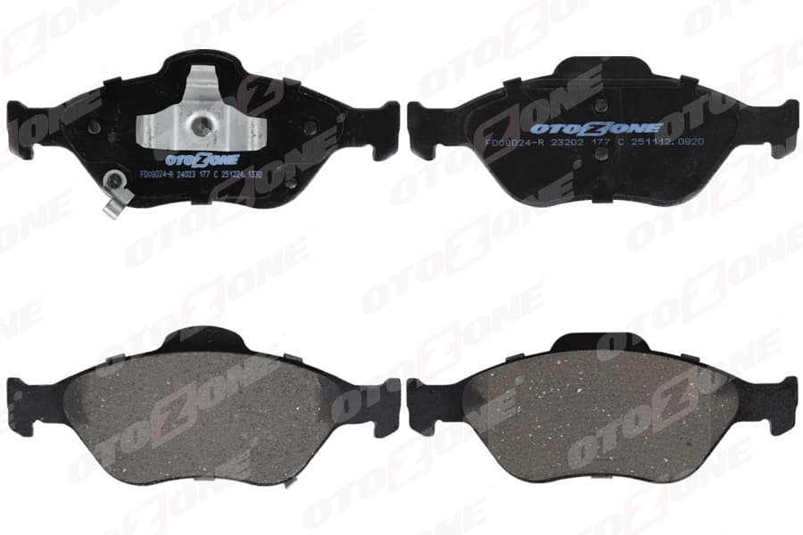 Ön Fren Balata Toyota Yaris 1.3L 2SZ-Fe SCP90 06-09 / 1.4L 1NDTV NLP90 06-09 / 1.0L 1KR-Fe KSP90 06- 11 / 1.3L 1NR-Fe NSP130 12-> / 1.5L 1NZFXE NHP130 Hybrid 14->