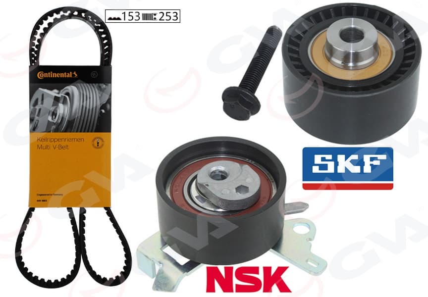 Eksantrik Gergi Kiti 153x254 P206-307-406-407-807-C4-C5-C8-Jumpy-Xsara 1.8 16V-2.0 16V K015528XS
