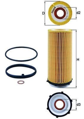 Yağ Filtresi BMW N57 E90 E92 E93 F10 F01 F07 E70 E71 E72