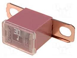 0475030 Yan Ayakli Sigorta 30 Amper Pembe