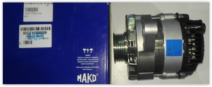 Alternatör AA125R 14V 65A MK2B D Klimali DK SLX Hidrolik Direksiyon