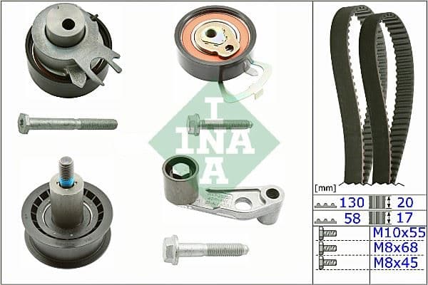 Triger Seti 130x200 - 058x170 Polo-Cordoba-Golf IV 1.4-1.6 16V BCB-BBY-Bud