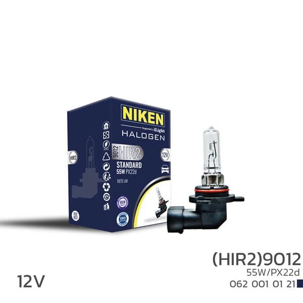 Niken 9012 HIR2 55W Halojen Ampul PX22d 12V