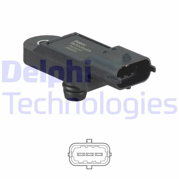 Basinç Kaptörü Map Sensörü Renault Clio IV 12> Captur 13> Megane III 09> Kangoo II 08> 1.5dCi K9K Master III 10> 2.3dCi Laguna III 07>14 Trafic II 06> 2.0dCi
