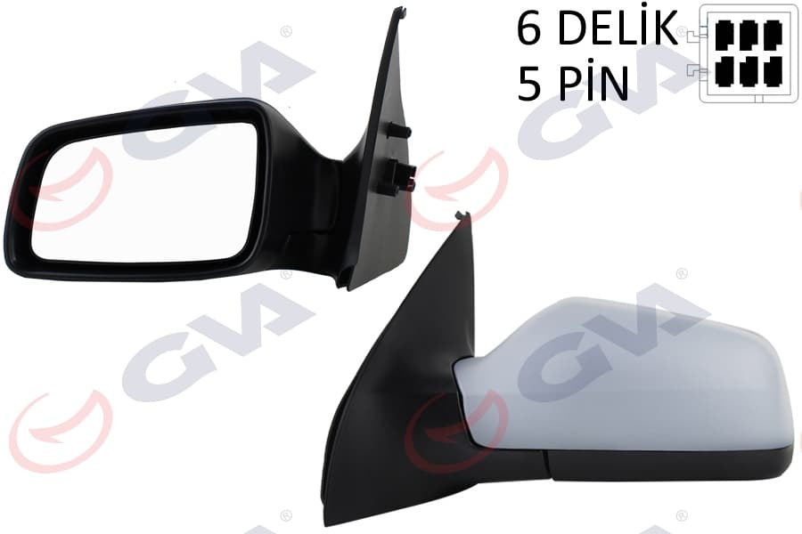 Diş Dikiz Aynasi Sol Astra G 98> Elektrikli İsitmali Astarli Asferik 5 Fiş VM-168EHPAL