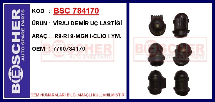Viraj Demir Uç Lastiği R9-R19-MGN I-Clio I YM.