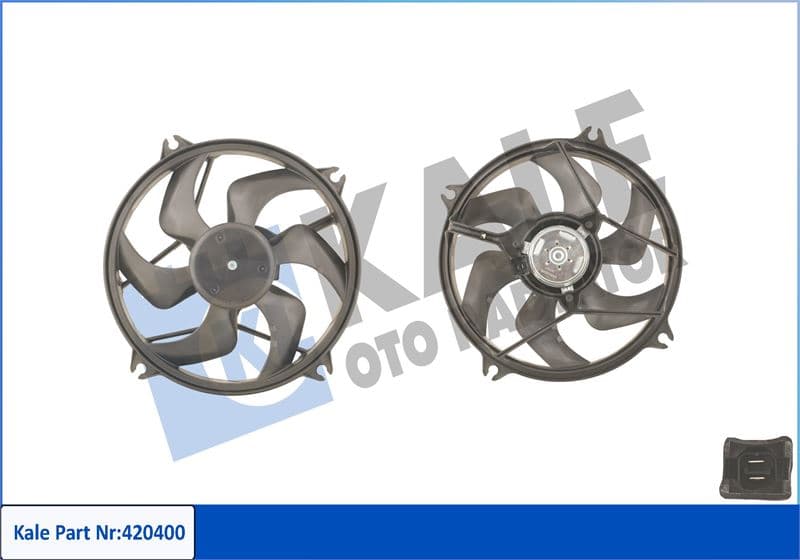 Fan Motoru Çerçeveli Partner II-Berlingo III-Xsara Picasso 1.6HDI 460W-385mm