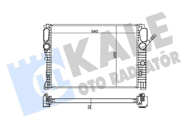 Motor Su Radyatörü Mercedes C219 W211 S211