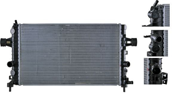 Radyatör Astra H- Zafira 1.6-1.8 Ac Klimasiz Mek 600x368x18
