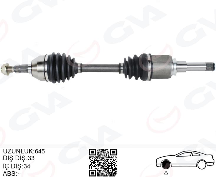 Komple Aks Ön Sol Opel Astra J 1.4 T-1.6i A-T 09-16