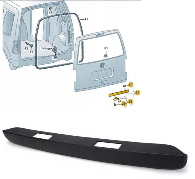 Plaka Lamba Çitasi Tek Çita Caddy 2009-2015