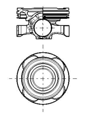 Piston Segman STD 79.50MM Fiat Doblo 15>23 Egea 20> 500X 18> Jeep Compass 18> Renegade 18> Alfa Romeo Tonale 22> 1.6D Mjet Euro 6