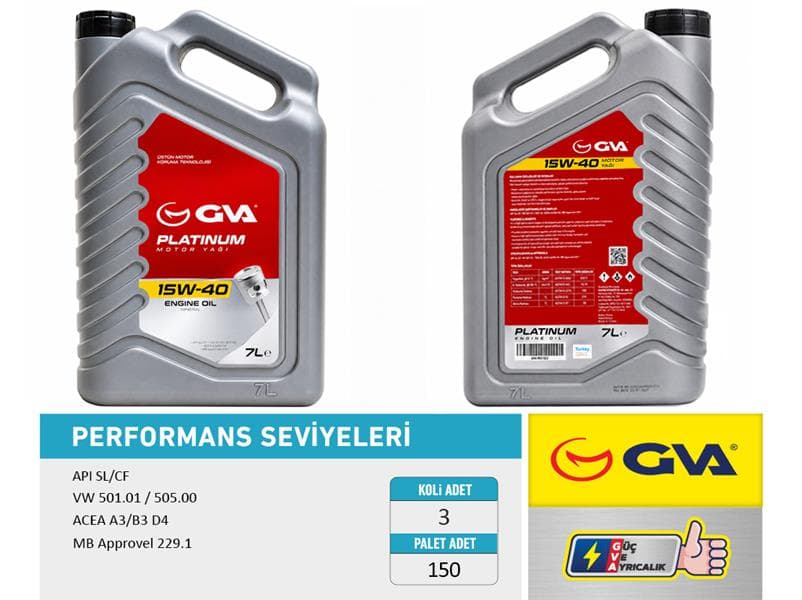 Motor Yağı 15W40 7 LT Platinum Mineral Api SL/CF