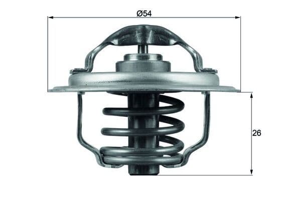 Termostat 87C Golf V-VI-Plus-Jetta III-Passat-Tiguan-A3-A6-Leon 2.0TDI Bma BKP BKP-BKD-Cbab-Cbda