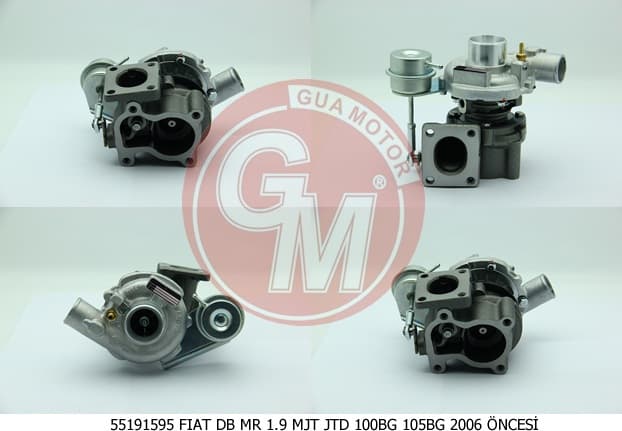 Turbo Şarj Fiat Doblo 01> 1.9 MJT JTD 100BG 105BG