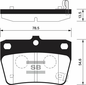 Arka Fren Balata Toyota RAV4 2.0L 1AZ-Fe ACA21 01-05 / Chery Tiggo 1.6L 2.0L J11 06-14