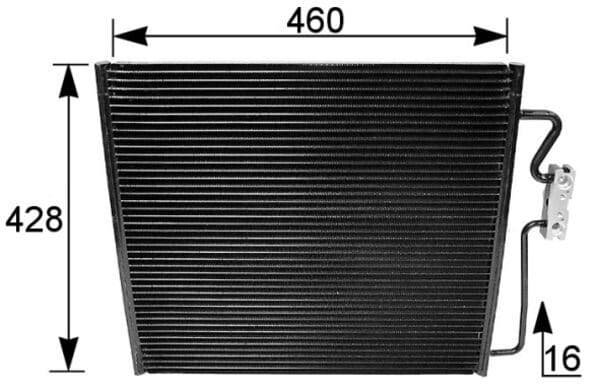 Klima Radyatörü BMW M51 M52 M60 M62 M73 E38