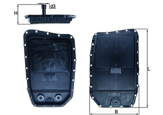 Otomatik Şanzıman Yağ Karteri GA6HP26Z BMW E60 E65 E90 E70 E71 F01 E83 . Land Rover Discovery III- IV L319 Range Rover L322 L405 L320