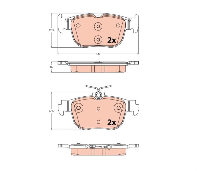 Disk Balata Arka Aks Audi A3 Allstreet 8YH A3 Limousine 8YS 8YM A3 Sportback 8YA 8YF Cupra For Mentor KM7 Volkswagen Caddy California V Camper SBB SBJ Caddy V Box Body-MPV Sba SBH Caddy V M