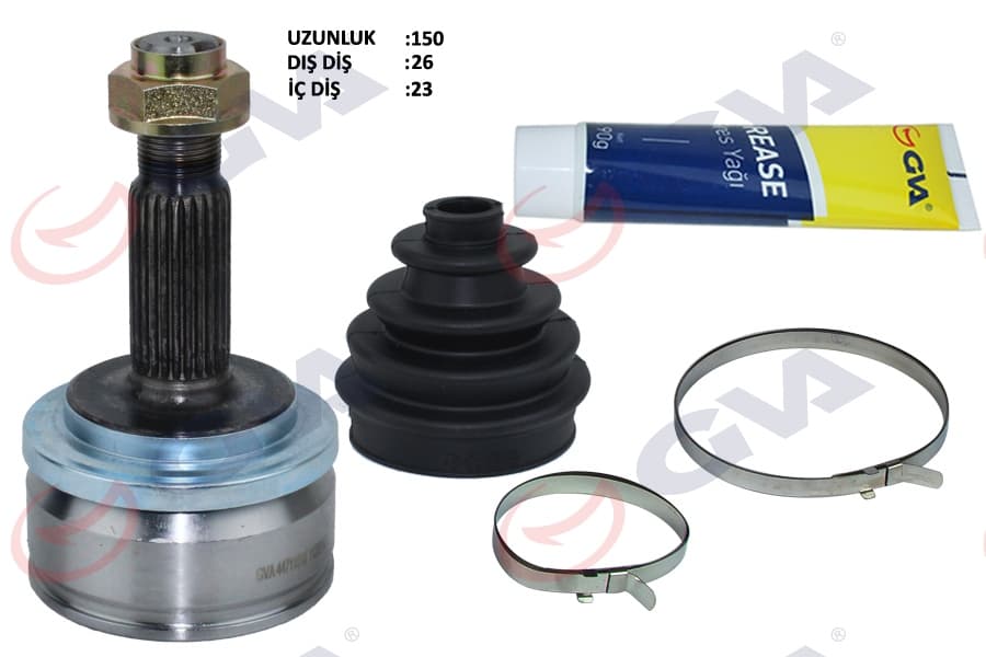 Aks Kafası Diş Toyota Auris. Corolla 1.33L 1NR-Fe NRE150 10-> 1.6L ZRE151 ZZE150 07-> 1.4L 1NDTV NDE150 07-> Avensis 1.6L ZRT270 09-> / Verso 1.6L ZGR20 09 -> Abs Li 26x23x61.2 - Abs 48 Diş