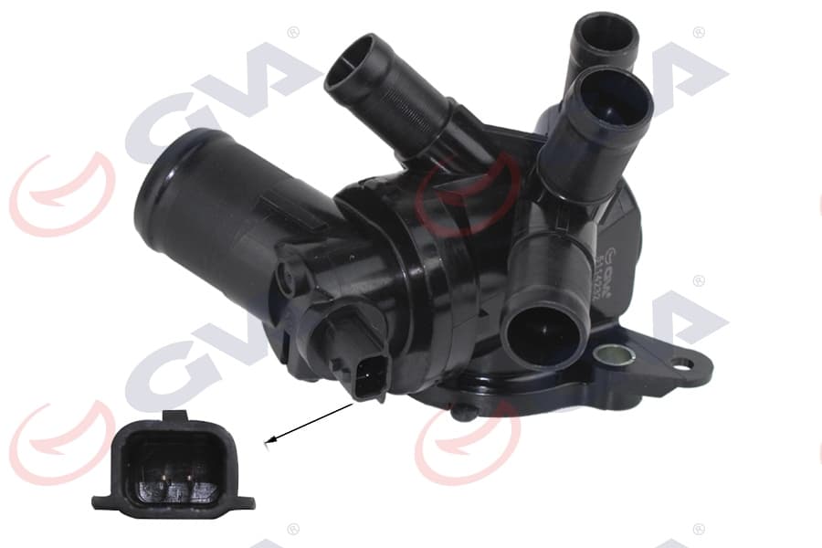 Termostat 95 C Komple Renault Clio IV 12> Captur 13>MEGANE IV 15> Dacia Duster 13> Dokker 12> Niss An Qashqai II J11 15> 1.2 Tce H5F