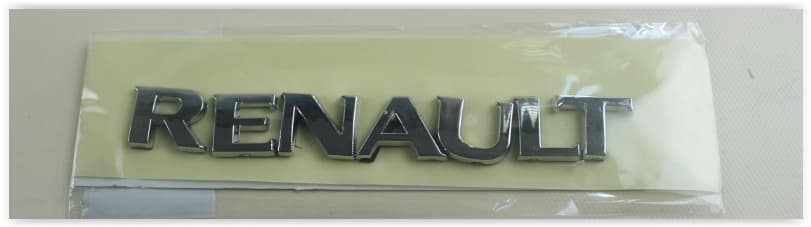 Arka Renault Yazisi Clio III-Symbol-Megane II-KNG 09 > Ayrik Tip-Y.M.