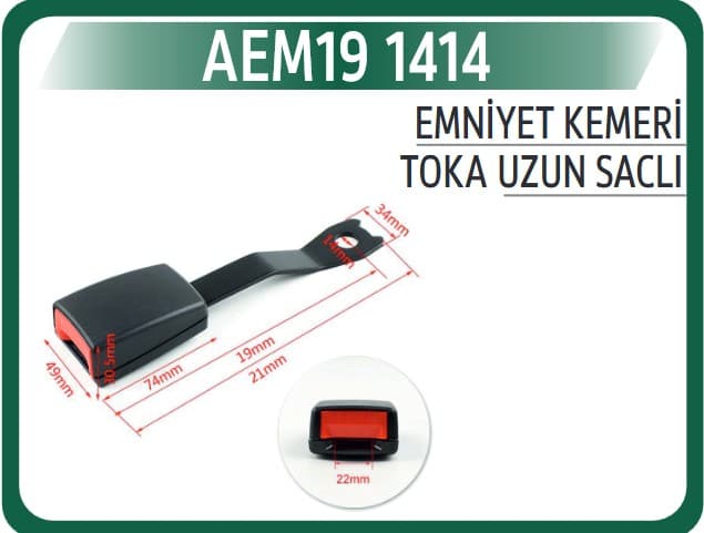 Emniyet Kemeri Tokasi Uzun Sacli