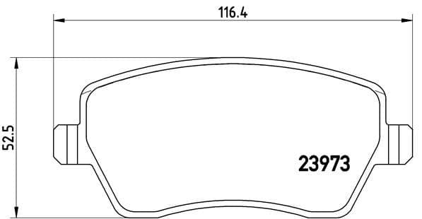 Fren Balatası Ön Renault Clio III-IV Modus 04> Express 21> Zoe 12> Kangoo II 08> Captur 13> Dacia Duster 10> Logan 04> Dokker 12> . Nissan Micra III K12 03>10 Note 06>