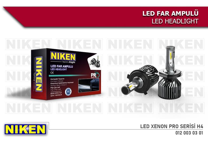 Ampül Led Xenon Pro Serisi H4