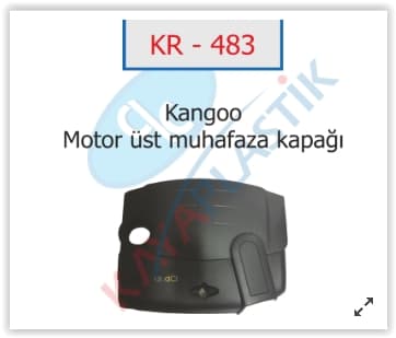 Motor Üst Koruma Kapağı Renault Clio II 98>05 Kangoo II 05> Dacia Logan 06> Sandero 06> 1.5 dCi K9K