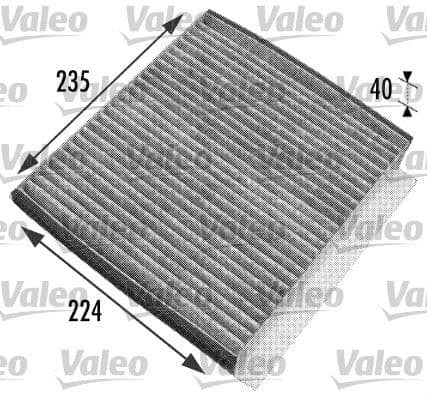 Polen Filtresi Mercedes ML-Class W163 98>05 Karbonlu