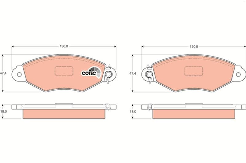 Ön Fren Balatası Renault Kangoo 97> Clio Symbol I 98> Citro N Xsara 97>02 Peugeot 306 96>01