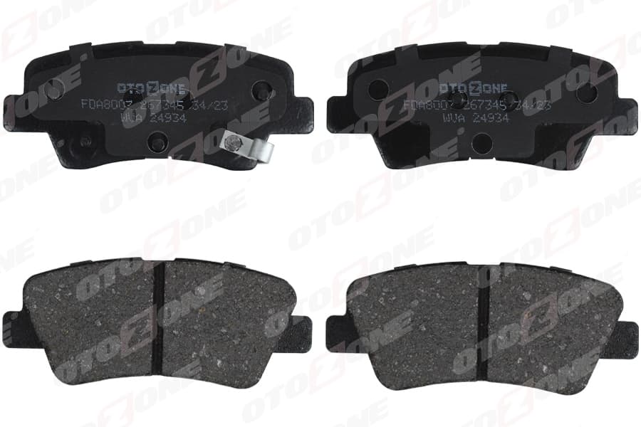 Arka Fren Balata Hyundai i20 1.2L G4LA 15-20 1.4L G4LC 15-18 1.4L D4FC CRDi 15-18 / Elantra 1.6L D4FB G4FG 16-> / Kia Soul 1.6L D4FB 14-> / Sportage 1.6L G4FD G4FJ T-Gdi 15-> 1.6L D4FE 18->