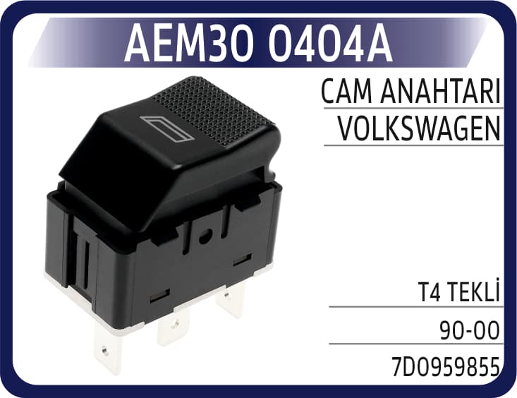 Cam Anahtarı T4 Tekli 90-00