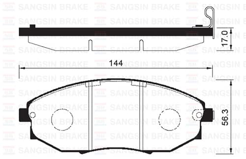 Ön Fren Balata Chevrolet Epica 2.0L 2.5L 06->