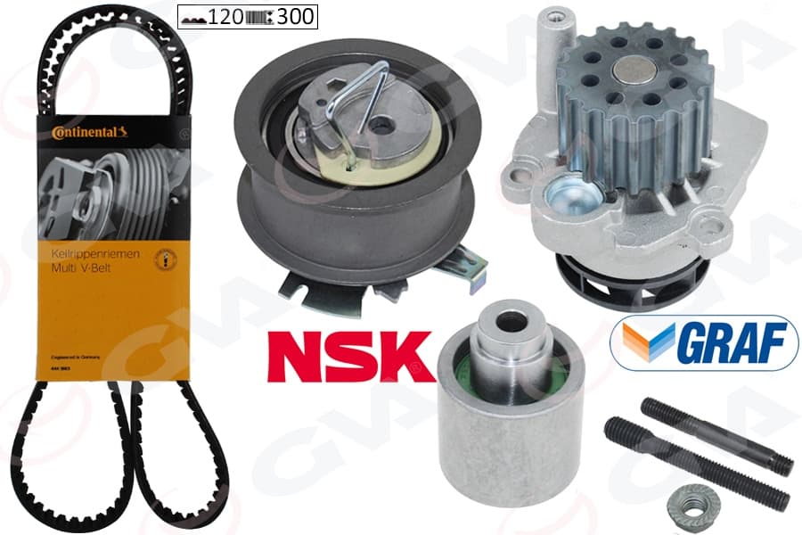Devirdaimli Triger Seti T5-Caddy-Passat-Jetta-Golf-Polo-A3-Leon 1.4-1.9TDI BJB-Axb-Amf-BLS-Avf-BNM