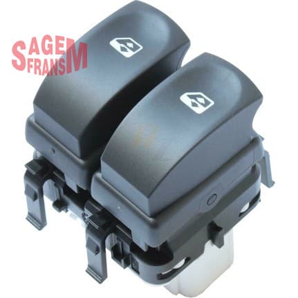 Cam Açma/kapama Anahtarı Çiftli Ön Sol Renault Clio III 05> Modus 04> 10 Fişli