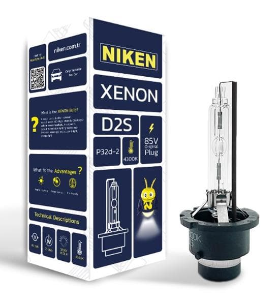 Niken D2S Xenon Far Ampulu 85V 35W P32d-2 4300K