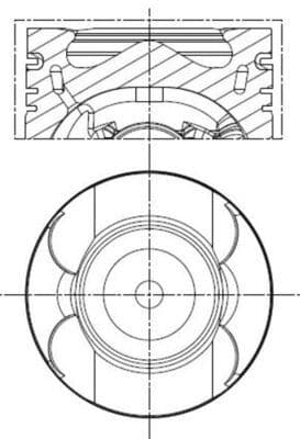 Piston Segman STD 83.00mm Mercedes OM651 W204 C218 W212 W166 W221 W639 B906 B907 B910 Sarı Burclu