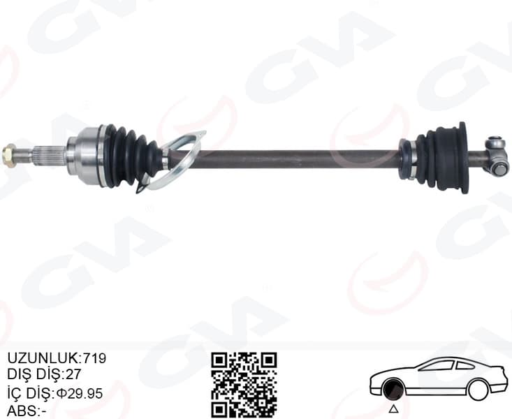 Komple Aks Sol Ön Renault Laguna II BG0/1 1.6i 16v M-T JH3 01-07