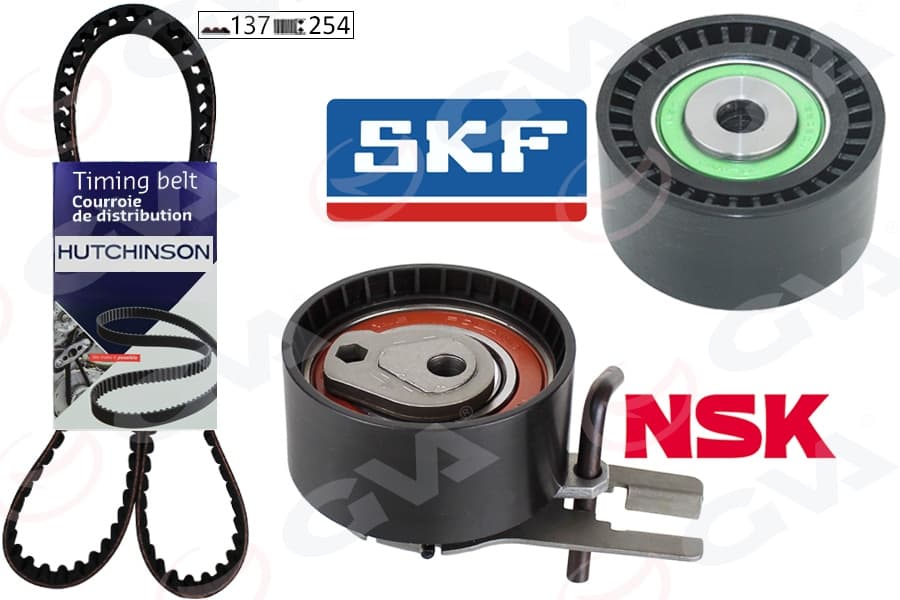 Eksantrik Gergi Kiti P206-P207-P307-P308-P407-P3008-Expert-Partner-Berlingo-Jumpy-C2-C3-C4-C5- Xsara-Focus II-Fiesta V-VI Volvo S40-C30-V50-Fiat Scudo EURO4 1.6 HDi-TDCi