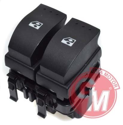 Cam Açma/kapama Çiftli-Siyah Renault Megane II-Traffic II Çiftli 10 Fişli