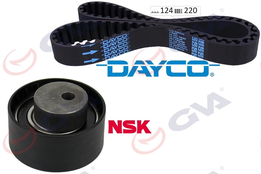 Eksantrik Gergi Kiti 124x220 Brava 1.2 16V-Bravo I-II 1.2 -1.4 Egea-Doblo 1.4-Linea 1.2 -Marea-Pal İo 1.2