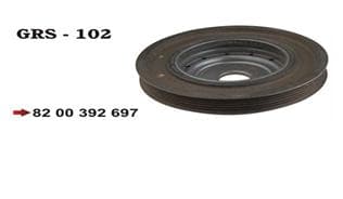 Krank Kasnaği Clio II 98> Clio III 05> Kangoo 01> Megane II 02> Scenic II 03> Logan 06> 1.4 1.5dCi 1.6 5PK