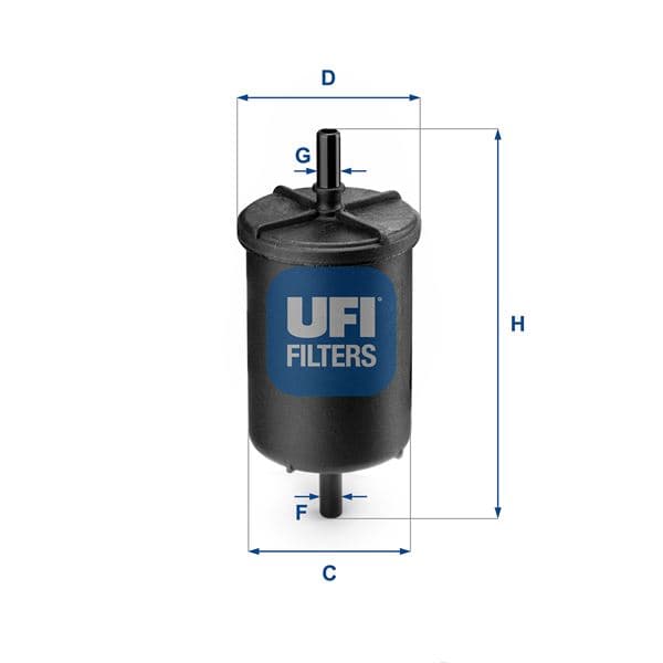 Yakıt Benzin Filtresi P106-P206-P207-P208-P301-P306-P307-P308-P406-P407-P508-P2008-P3008-P5008-C2- C3-C4-C5-C-Elysee-Partner-Berlingo-Expert 1.0-1.1-1.4-1.6 THP-VTi Clio-Kangoo-Laguna-Megane-Trafic-G