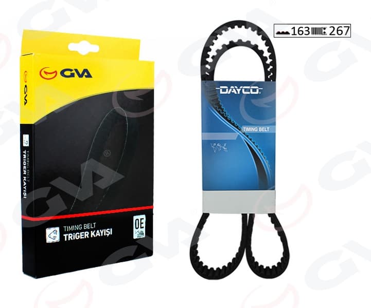 Triger Kayışı 163x267 Avensis 2.0 İ 97-03 -Camry 2.2 İ 91-01 -Carina 2.0 İ 87-97 -RAV4 2.0 İ 9